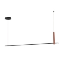 Lampa wisząca LED 150 cm, czarny metal, Regoli L Promocja