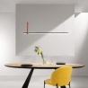 Lampa wisząca LED 150 cm, czarny metal, Regoli L Sprzedaż