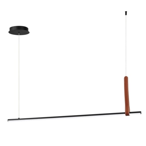 Lampa wisząca LED 120 cm, czarny metal, Regoli S Promocja