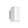 Kinkiet zewnętrzny aluminiowy z podwójnym światłem H19cm Nevada Katalog