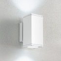 Kinkiet zewnętrzny aluminiowy z podwójnym światłem H19cm Nevada Rabaty