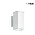 Kinkiet zewnętrzny aluminiowy z podwójnym światłem H19cm Nevada Sprzedaż