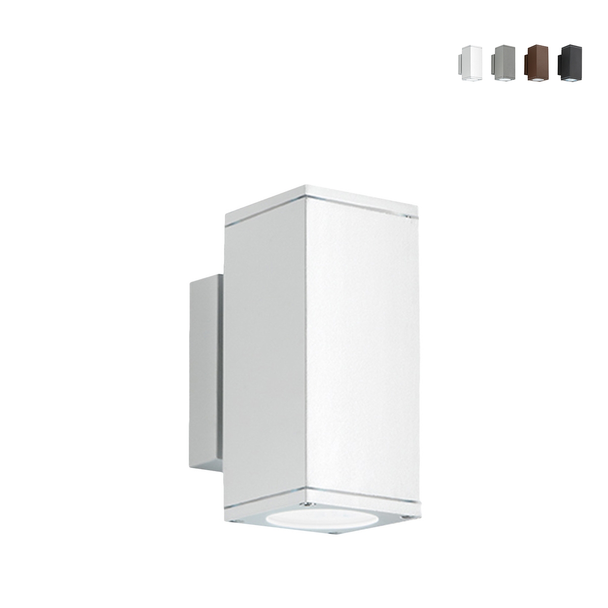 Kinkiet zewnętrzny aluminiowy z podwójnym światłem H19cm Nevada Sprzedaż Kinkiet zewnętrzny aluminiowy z podwójnym światłem H19cm Nevada Sprzedaż