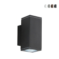 Kinkiet zewnętrzny aluminiowy z podwójnym światłem H19cm Nevada Promocja