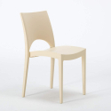 Czarny kwadratowy stolik 70x70 cm z 2 kolorowymi krzesłami Paris Mojito Cechy