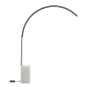 Lampa łukowa stojąca z metalu z LED H215cm Biblio M Oferta
