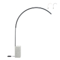 Lampa łukowa stojąca z metalu z LED H215cm Biblio M Promocja