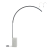 Lampa łukowa stojąca z metalu z LED H215cm Biblio M Promocja