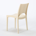 Czarny kwadratowy stolik 70x70 cm z 2 kolorowymi krzesłami Paris Mojito Środki
