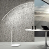 Lampa podłogowa z regulacją jasności LED H202 cm metalowa Folaga Rabaty