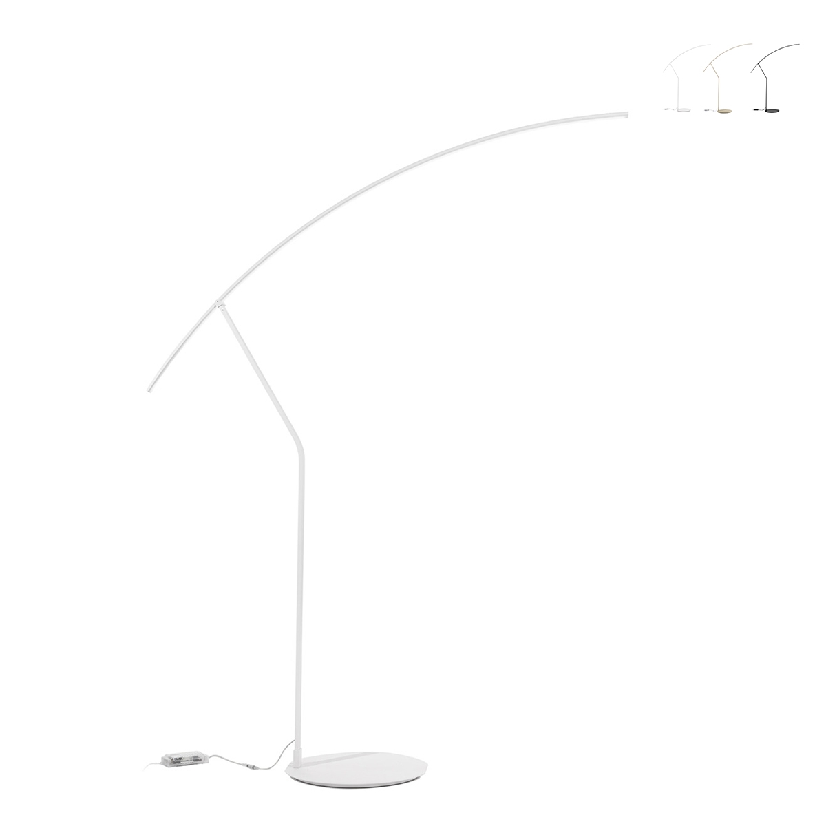 Lampa podłogowa z regulacją jasności LED H202 cm metalowa Folaga Sprzedaż Lampa podłogowa z regulacją jasności LED H202 cm metalowa Folaga Sprzedaż