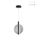 Lampa wisząca z szkła i metalu Ø30cm Juis S Promocja