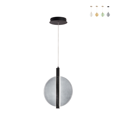 Lampa wisząca z szkła i metalu Ø30cm Juis S Promocja