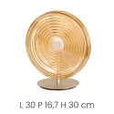 Lampa stołowa design z ozdobnym szkłem Jokey LT Stan Magazynowy