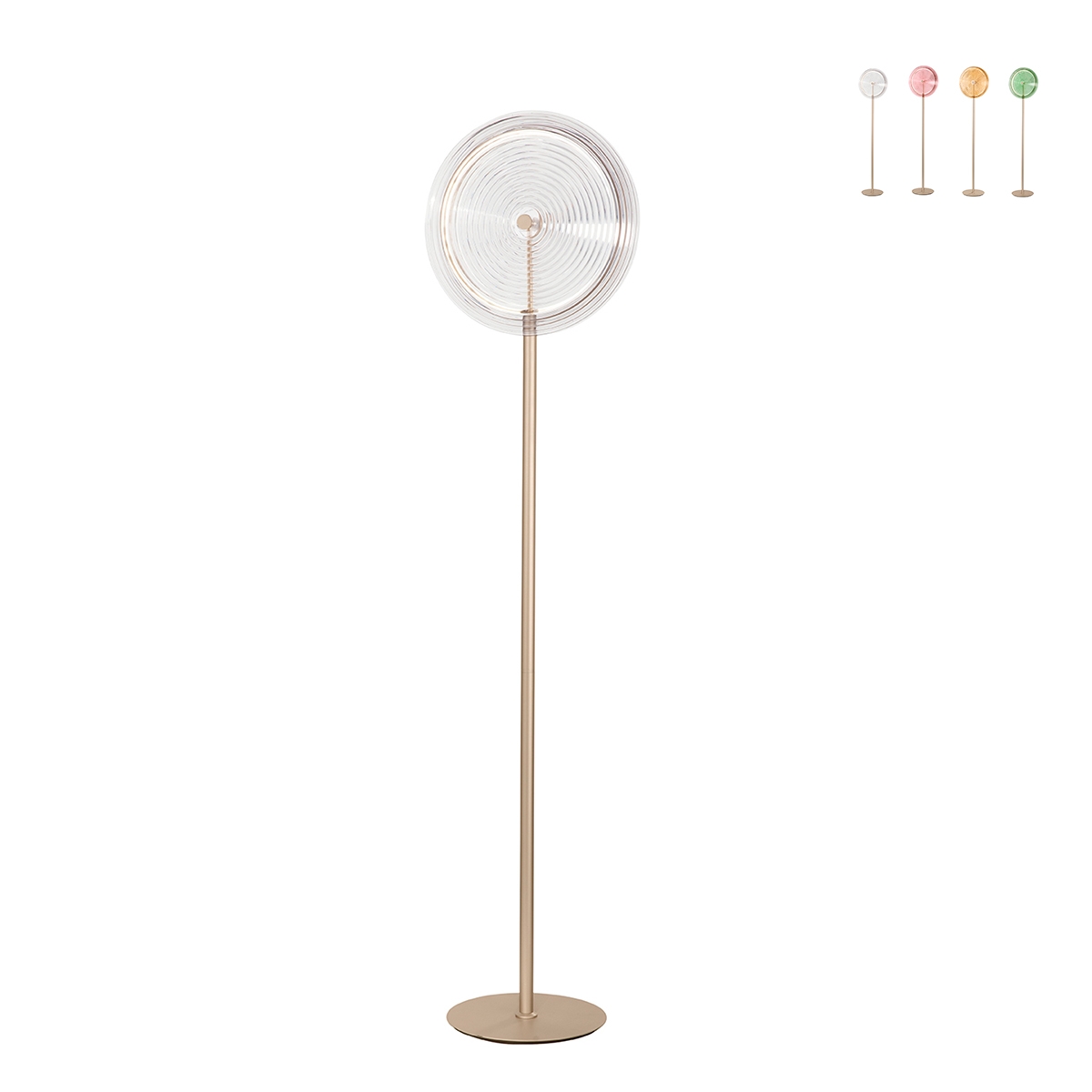 Lampa podłogowa LED H170cm z metalu i szkła Jokey PT Oferta