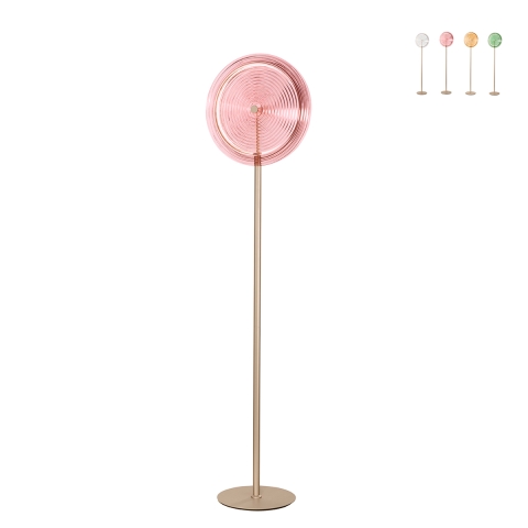 Lampa podłogowa LED H170cm z metalu i szkła Jokey PT Promocja