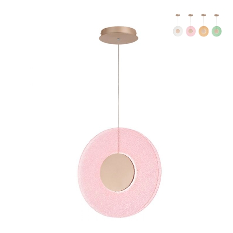 Lampa wisząca LED Ø45cm ze szkłem graniglia Candy Promocja
