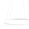 Nowoczesny żyrandol LED w kształcie koła z białego metalu Skyround-S Katalog