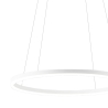 Nowoczesny żyrandol LED w kształcie koła z białego metalu Skyround-S Katalog