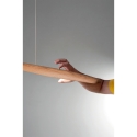 Nowoczesna lampa wisząca LED z drewna do kuchni i salonu Ribot-S Katalog