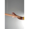 Nowoczesna lampa wisząca LED z drewna do kuchni i salonu Ribot-S Katalog