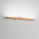 Nowoczesna lampa ścienna LED z drewna i metalu Ribot-P Promocja