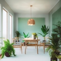 Żyrandol sufitowy z drewna nowoczesny design Pevero-S Promocja