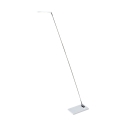 Lampa stojąca LED design metalowa z białą podstawą Niki Sprzedaż