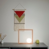 Lampa stołowa LED z drewnianą podstawą i szklanym kloszem w kształcie kuli Kark Sprzedaż