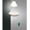 Lampa ścienna LED z regulacją jasności i USB do sypialni Goodnight Rabaty