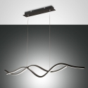 Nowoczesna lampa wisząca LED z falowanym designem Sinuo Rabaty