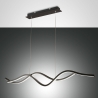 Nowoczesna lampa wisząca LED z falowanym designem Sinuo Rabaty
