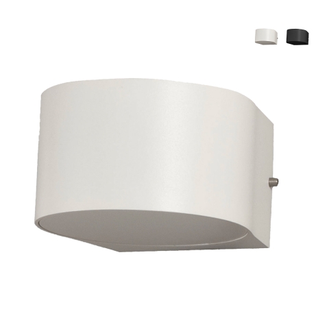 Nowoczesna lampa zewnętrzna ogrodowa Lao w kształcie cylindra z aluminium i szkła Promocja