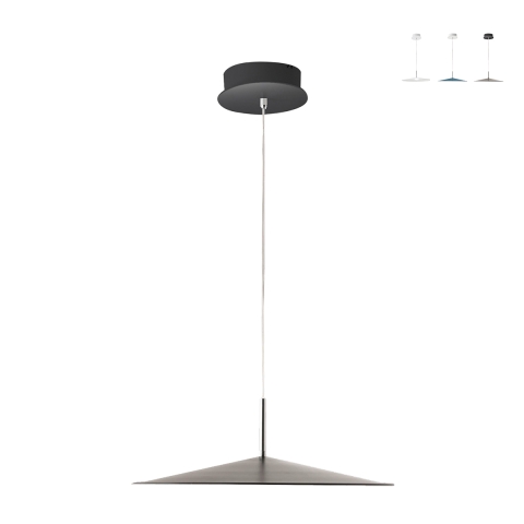 Nowoczesna lampa wisząca z okrągłym dyfuzorem LED Kasa Promocja