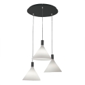 Lampa wisząca do salonu z 3 światłami w stylu klasycznym Vincent-CS Sprzedaż