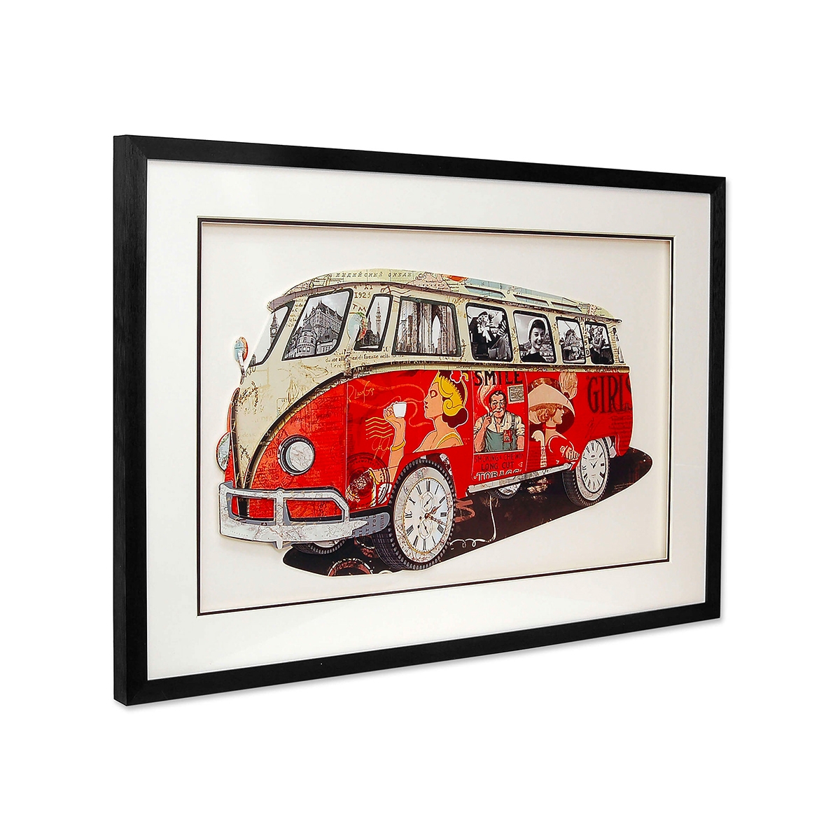 Obraz vintage z efektem 3D 70x50 cm van z lat 60-70 Arti Promocja