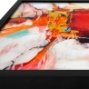 Nowoczesny obraz abstrakcyjny 64x64cm na plexiglasie z czarną ramą Tzarb Sprzedaż