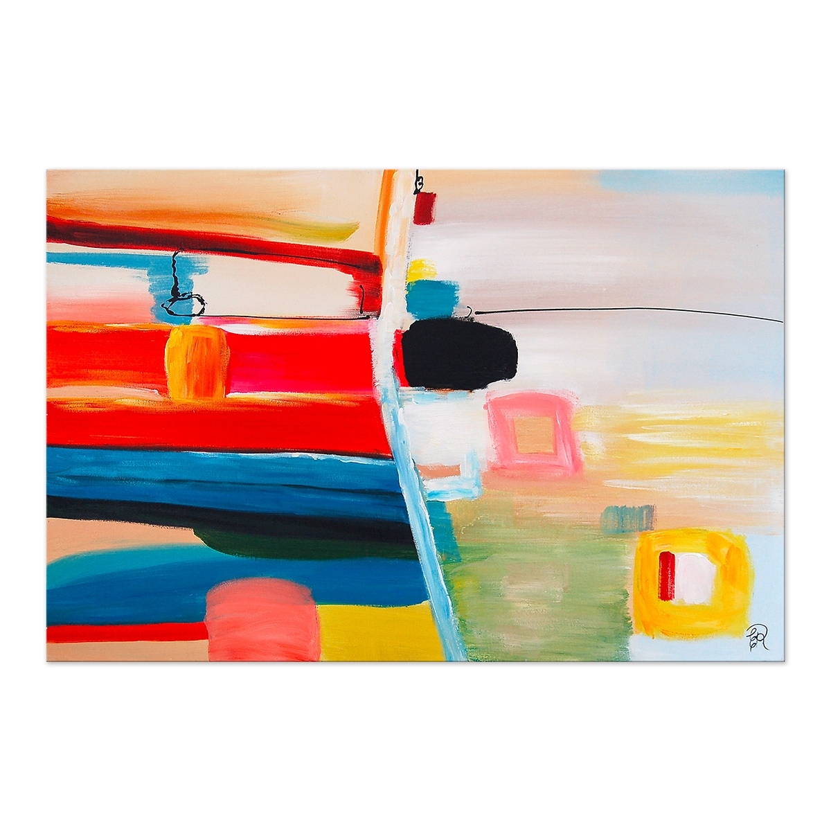 Abstrakcyjny obraz 120x80 cm nowoczesny salon sypialnia Kyolt Promocja Abstrakcyjny obraz 120x80 cm nowoczesny salon sypialnia Kyolt Promocja