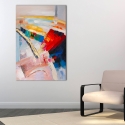 Nowoczesny obraz abstrakcyjny 80x120cm wielokolorowy, wypukły Arket Sprzedaż