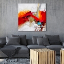 Nowoczesny obraz wielokolorowy 100x100 cm abstrakcyjny na płótnie Zynar Sprzedaż