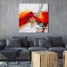 Nowoczesny obraz wielokolorowy 100x100 cm abstrakcyjny na płótnie Zynar Sprzedaż