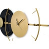 Zegar ścienny 81x50 cm nowoczesny design złoty metal Tempo Sprzedaż