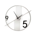 Zegar ścienny nowoczesny design minimalny 65x60cm metalowy Rondo Promocja