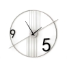 Zegar ścienny nowoczesny design minimalny 65x60cm metalowy Rondo Promocja