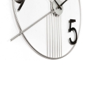 Zegar ścienny nowoczesny design minimalny 65x60cm metalowy Rondo Oferta
