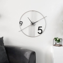 Zegar ścienny nowoczesny design minimalny 65x60cm metalowy Rondo Sprzedaż