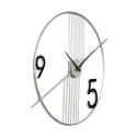 Zegar ścienny nowoczesny design minimalny 65x60cm metalowy Rondo Sprzedaż
