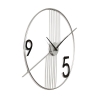 Zegar ścienny nowoczesny design minimalny 65x60cm metalowy Rondo Sprzedaż