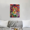 Nowoczesny obraz na płótnie 50x70cm lew pop art wielokolorowy Zora Sprzedaż