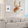 Dekoracja ścienna głowa renifera 3D puzzle z drewna MDF Fira Rabaty
